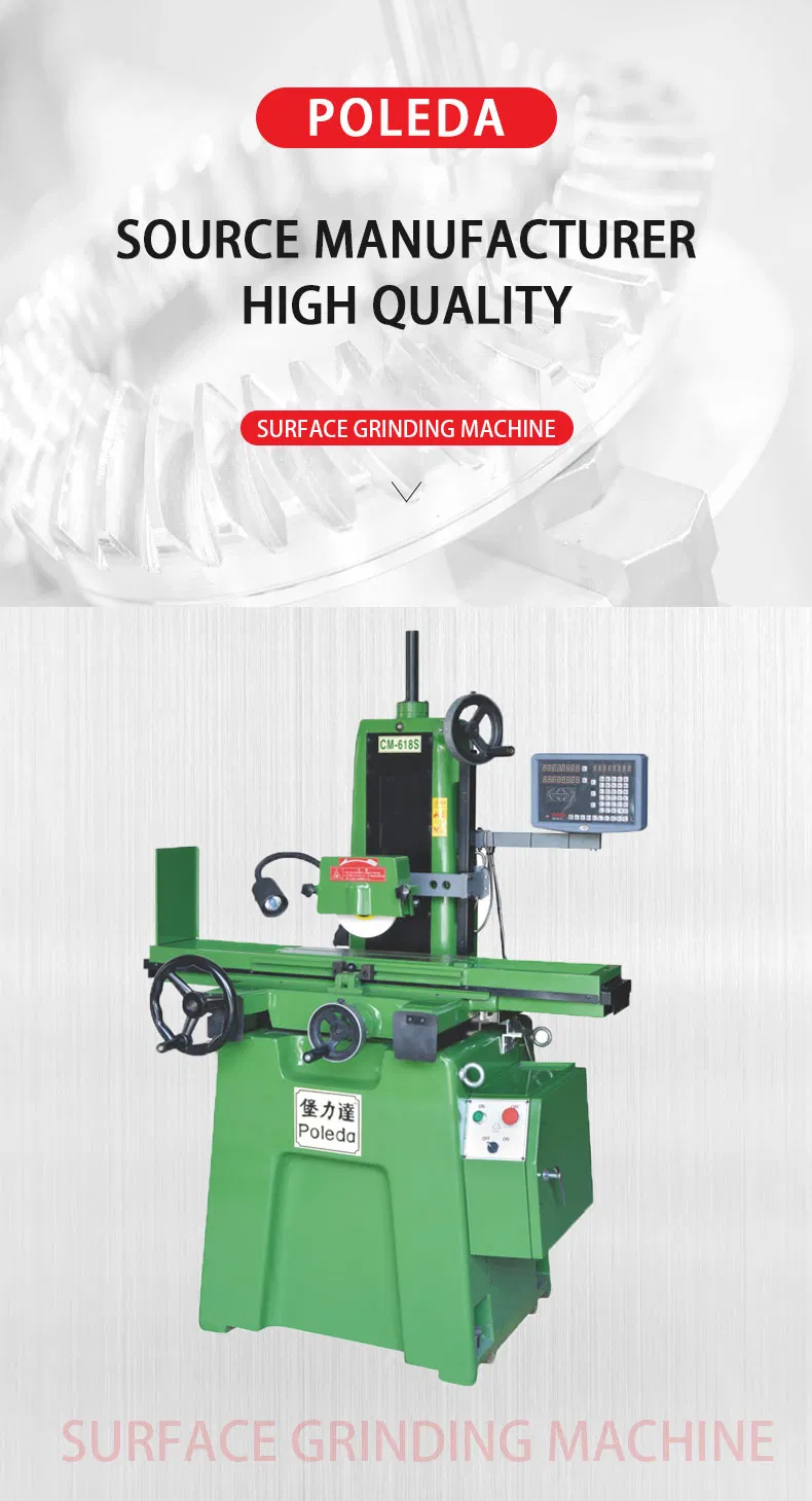 High Precision 618m Rectangular Table Surface Grinder with 2HP Spindle