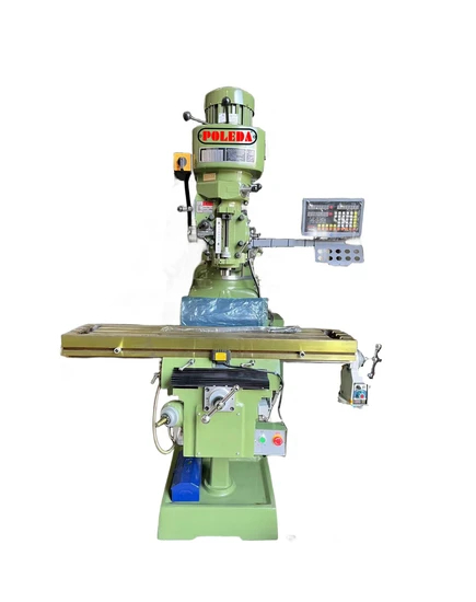 Poleda 4m Universal Milling Machine with R8/Nt30 Spindle Factory Direct Sales