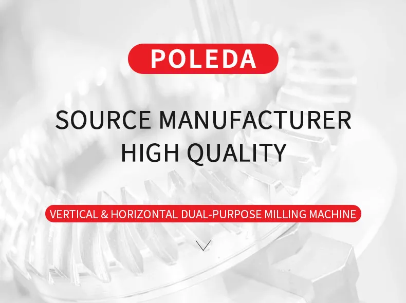 High Quality and High Performance 6hv Universal Vertical Horizontal Turret Milling Machine