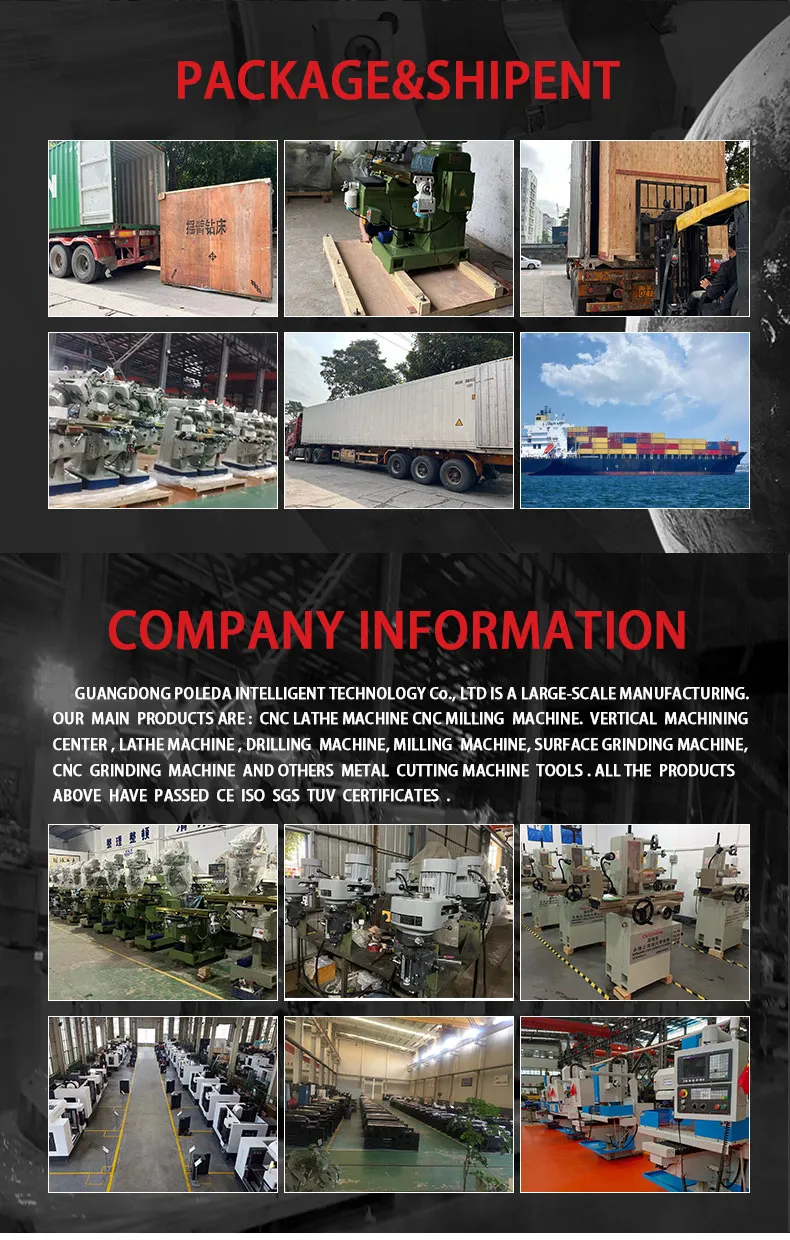 High Quality and High Performance 6hv Universal Vertical Horizontal Turret Milling Machine