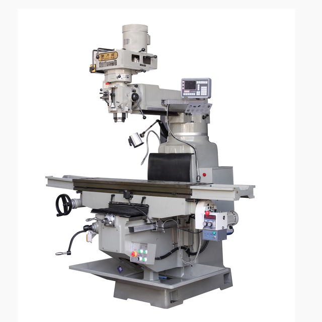 6HG vertical universal turret milling machine NT40 spindle Z axis automatic lifting device Quality from Taiwan