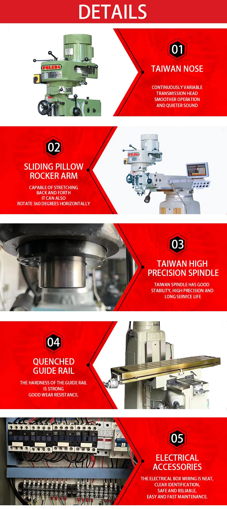 4m Multi-Function Turret Milling Machine Factory Direct Sales (R8/NT30 spindle)