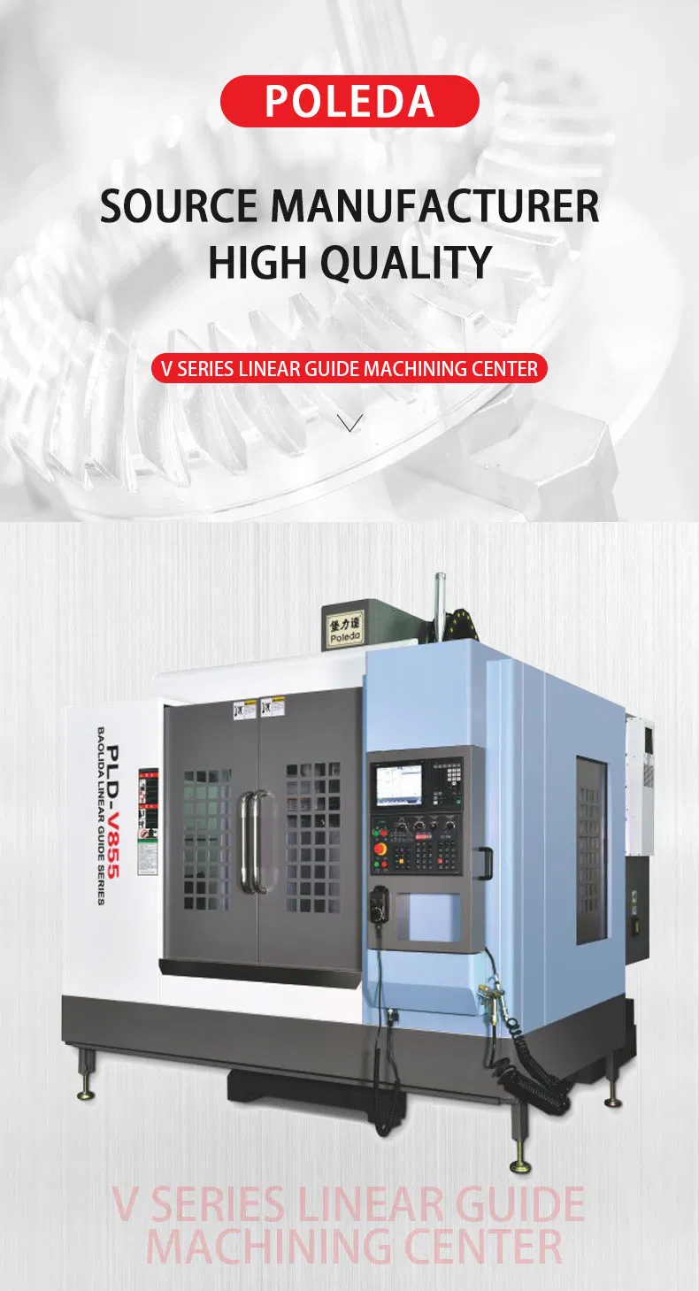 V850 /V855 CNC Machine Center for Metal Cutting Vertical Milling Machining China